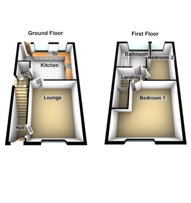Cheerful 2-Bedroom Home With Off Street Parking 黑潭 外观 照片